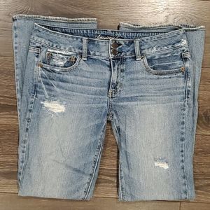 ❤AMERICAN EAGLE ARTIST FLARE JEANS, 12 (31)